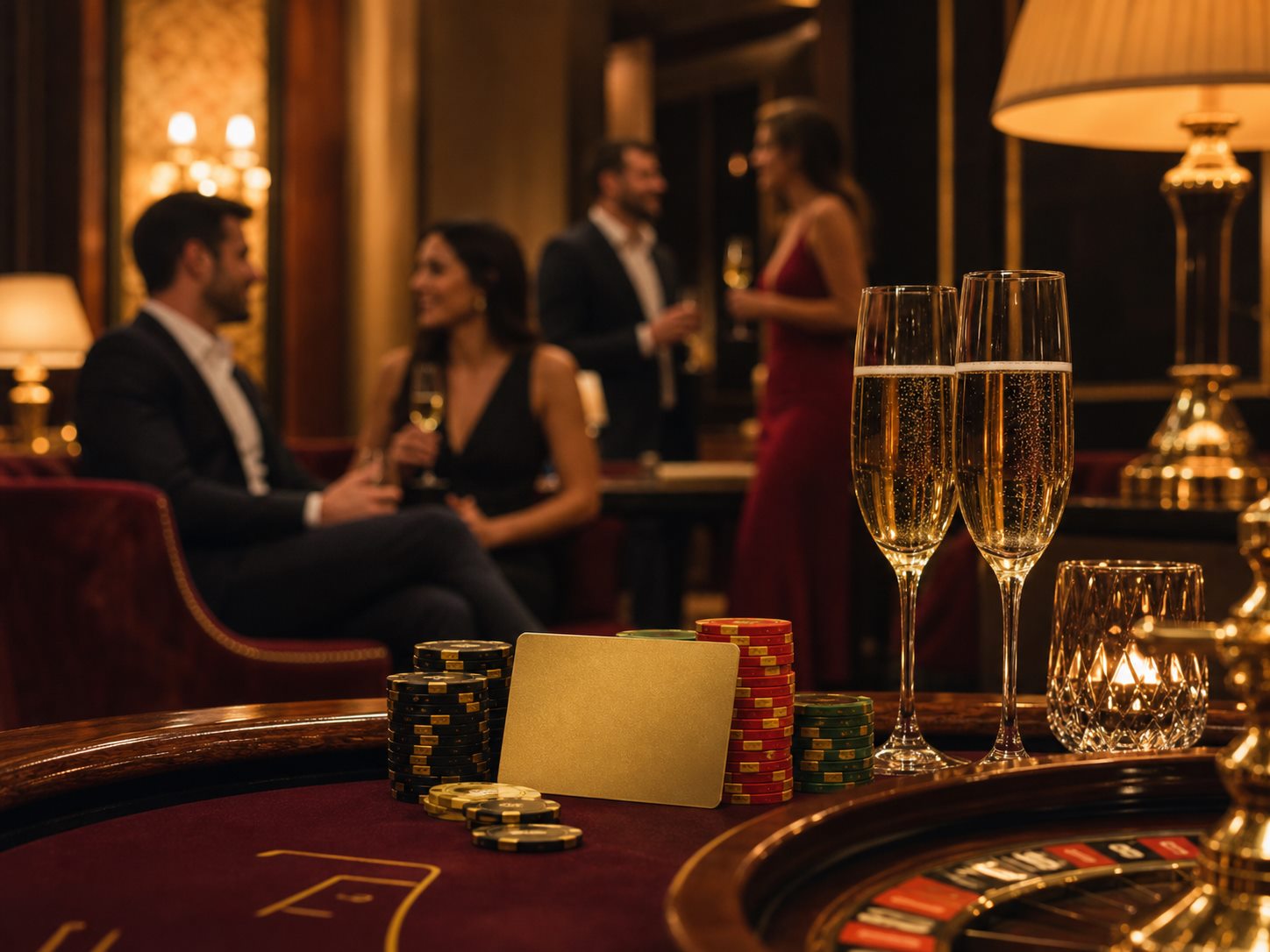 WINPH rewards lounge with casino chips and hosts